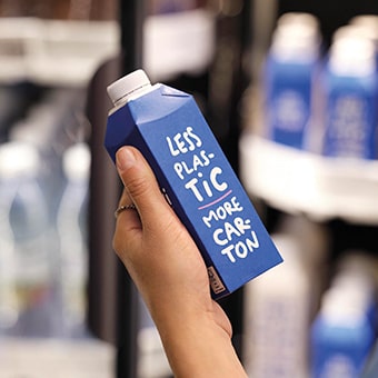 On-the-go-Kartonflasche bietet Umweltvorteilen